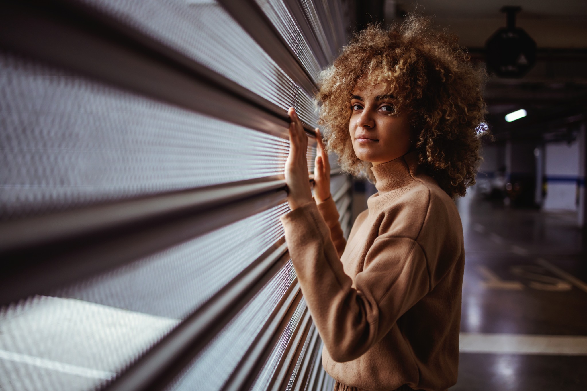 Residential garage door safety inspection near Lawton